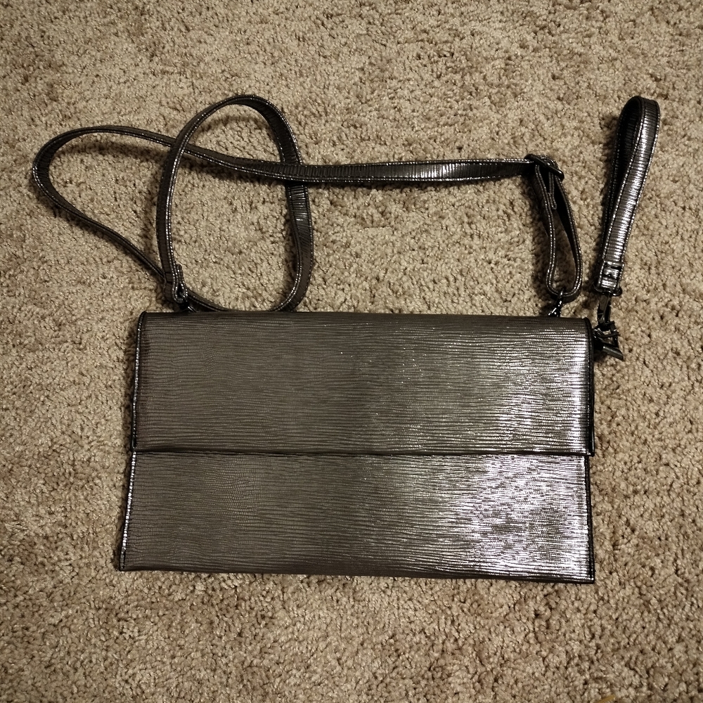 ocher purple womans hand bag purse